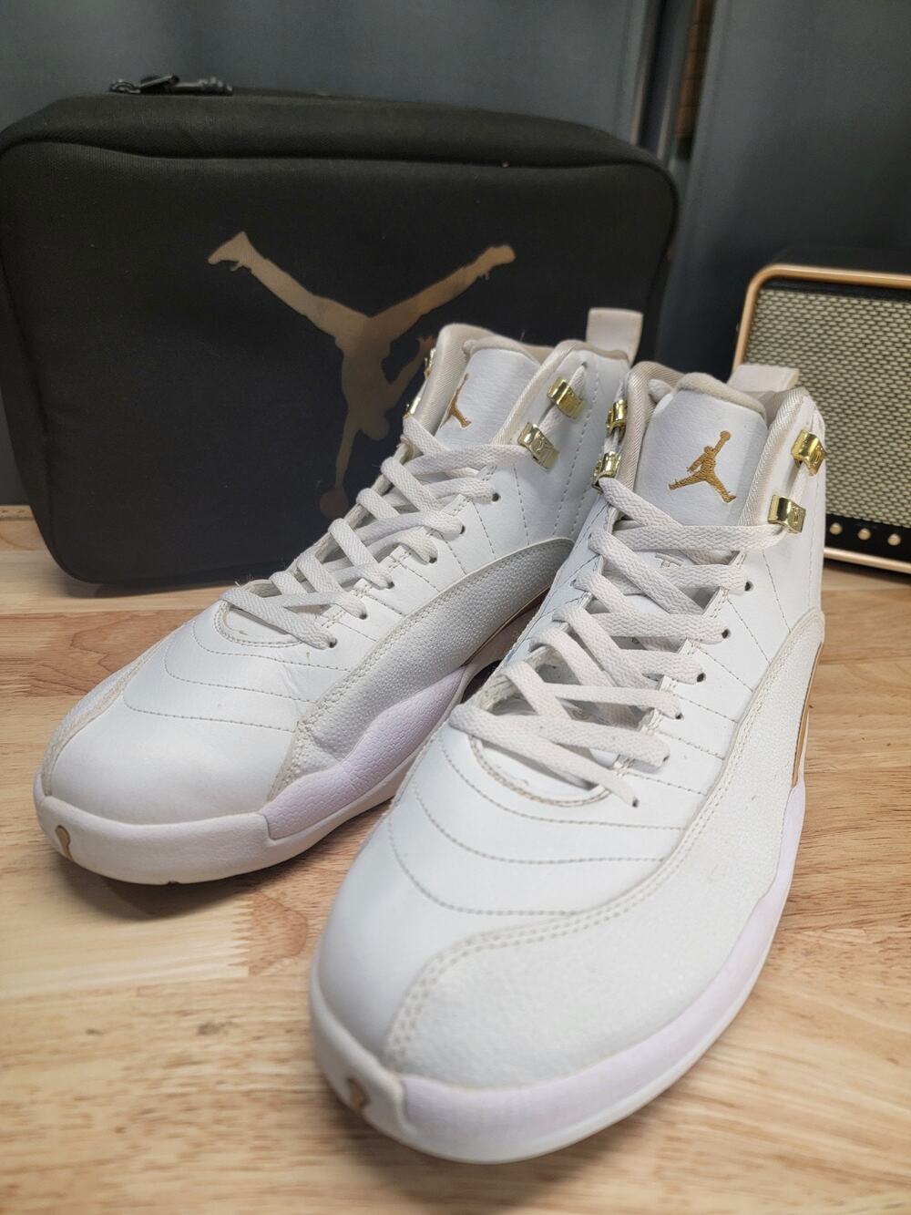Size 13 - Air Jordan 12 Retro Phantom with Travel Bag